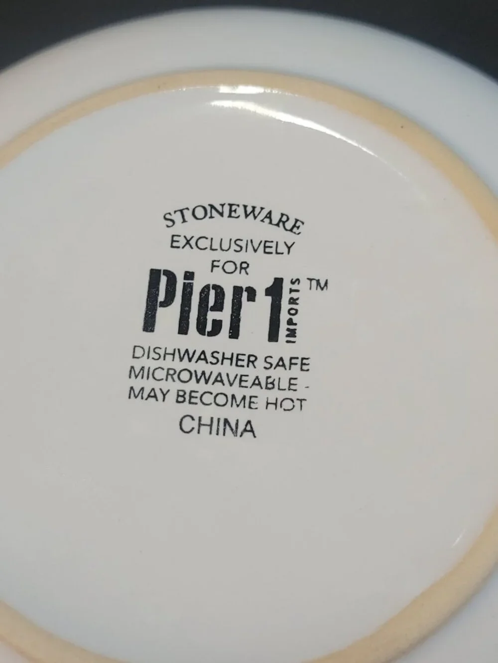 Pier 1 White 4 Appetizer Plates w/Assorted Cooking Designs 6